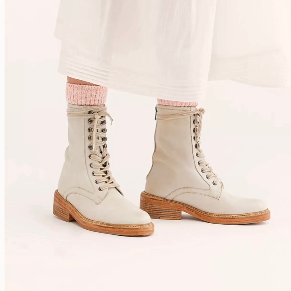 NWT $178 Free People Sante Fe Lace-up Boot 39 = USA 9 - Picture 3 of 16